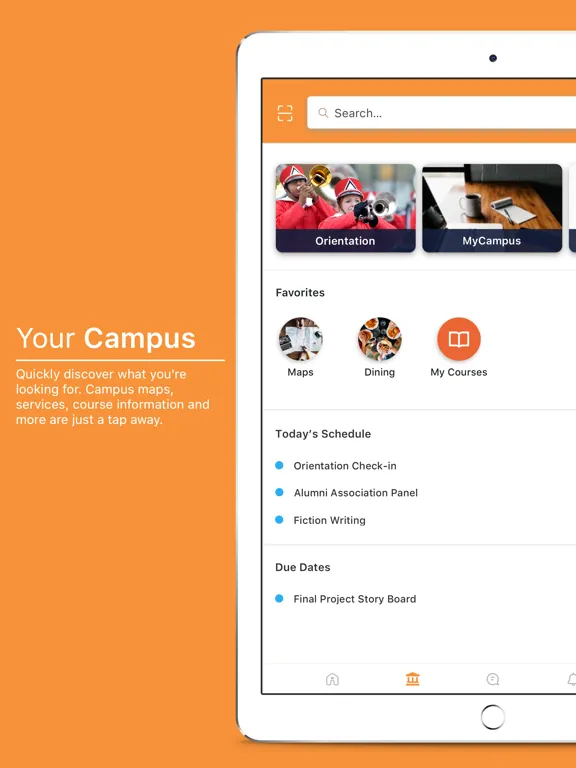 Zrzuty ekranu Orange Coast College iPad 