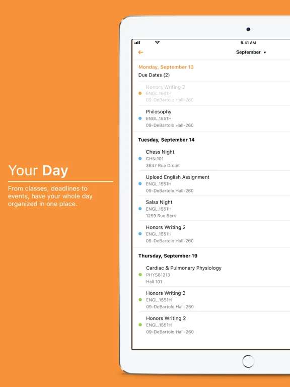 Zrzuty ekranu Orange Coast College iPad 