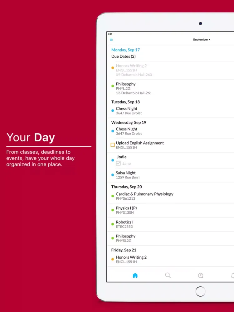 University of Mobile iPad 应用截图