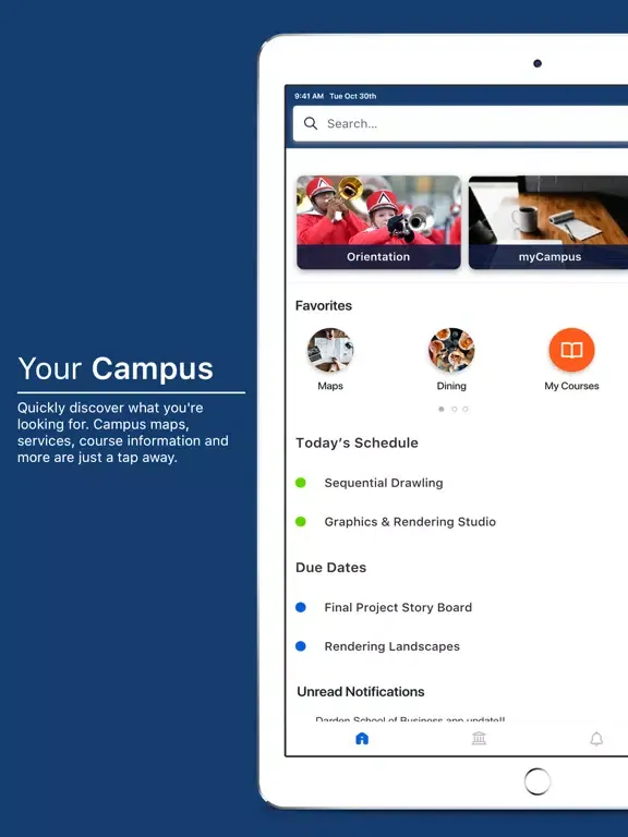 Capturas de pantalla de Yuba College iPad 