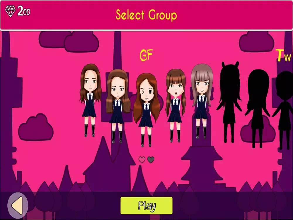 Tangkapan layar Idol Catch iPad 
