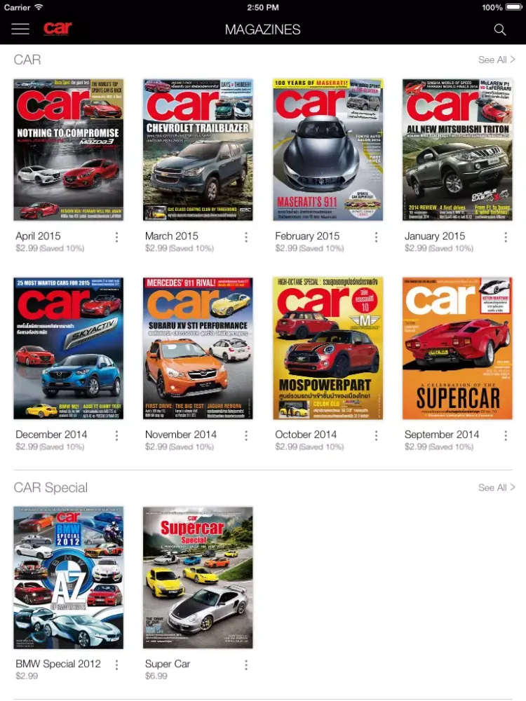 Screenshot di Car(Thailand) iPad 