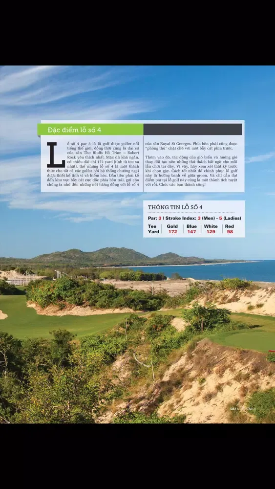 Capturas de tela do Golf&Life Magazine