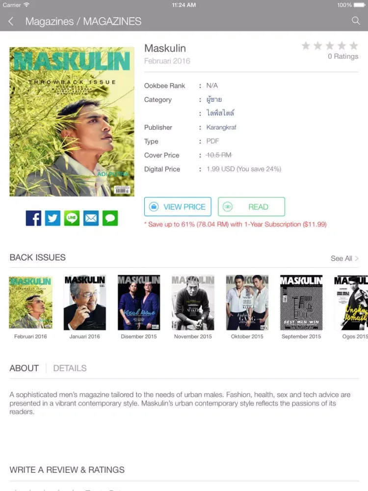 Maskulin iPad  স্ক্রিনশট