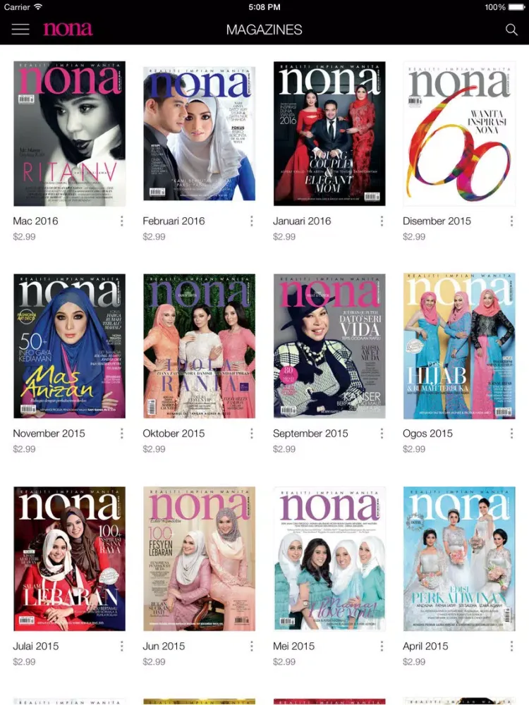 Screenshot di Nona iPad 