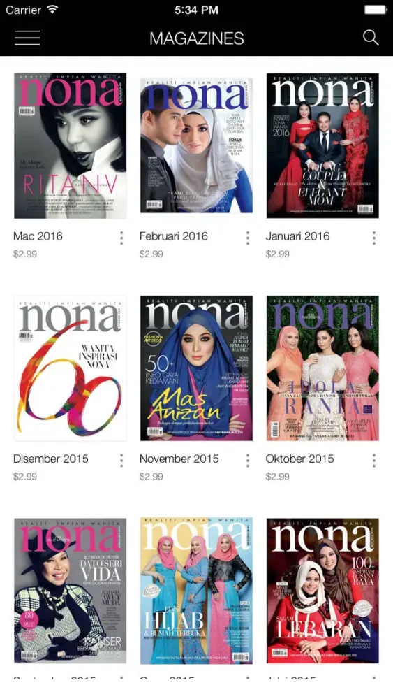 Screenshot di Nona