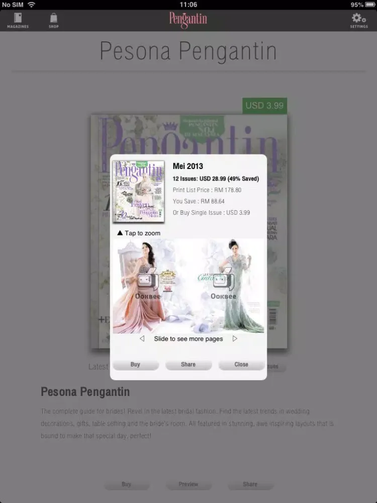 Pesona Pengantin iPad  سکرین شاٹس