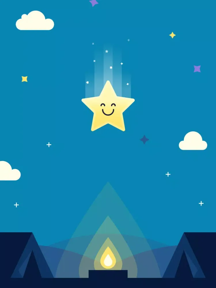 Tangkapan layar Mindful Minutes - Relaxing Meditations for Kids iPad 
