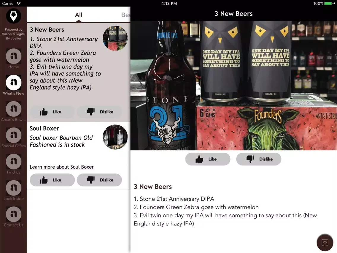 Aman's Beer + Wine iPad  Ekran Görüntüleri