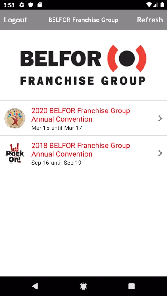 Скриншоты BFG Events
