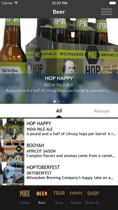 Milwaukee Brewing Co.应用截图