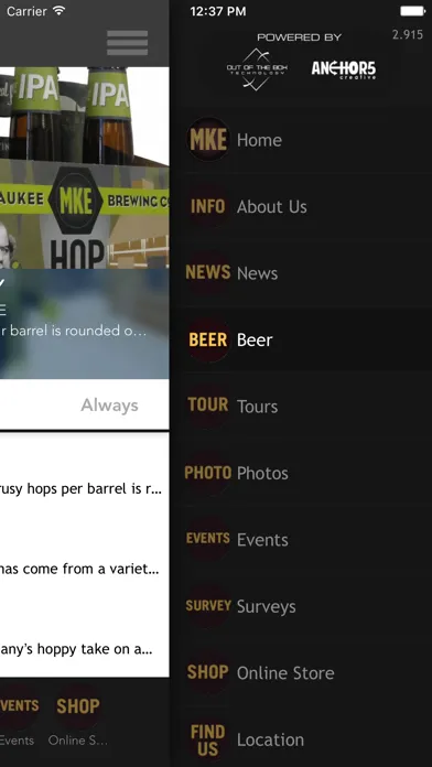 Milwaukee Brewing Co.应用截图