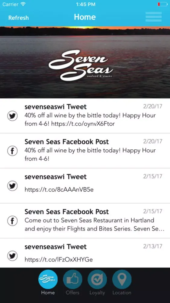 Seven Seas Seafood and Steak Ekran Görüntüleri