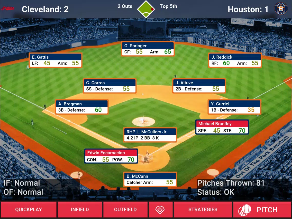 MLB Manager 2018 iPad 应用截图