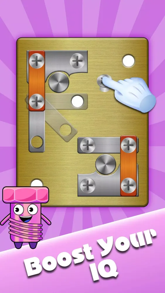 Capturas de tela do Screw Pin Puzzle