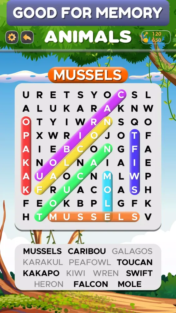 Capturas de tela do Word Search : Puzzle Game