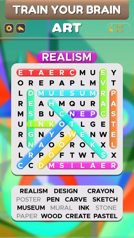Capturas de tela do Word Search : Puzzle Game
