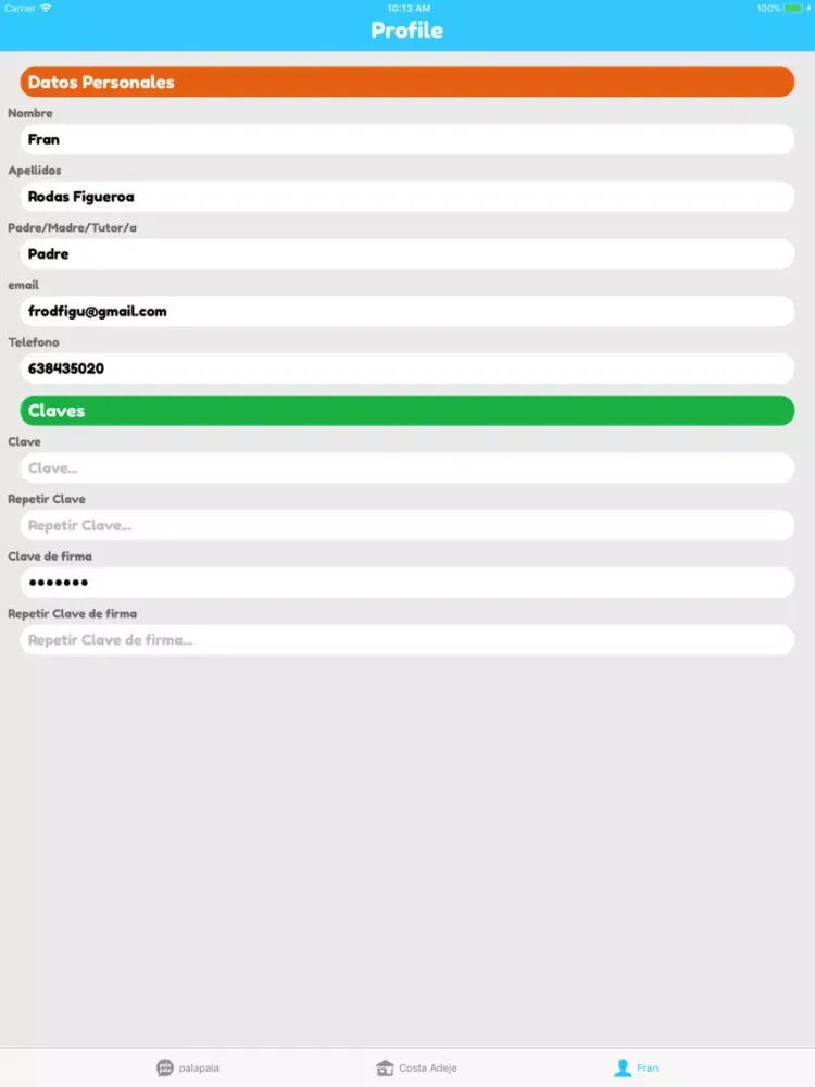 Capturas de pantalla de palapala iPad 