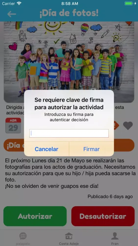 Capturas de pantalla de palapala