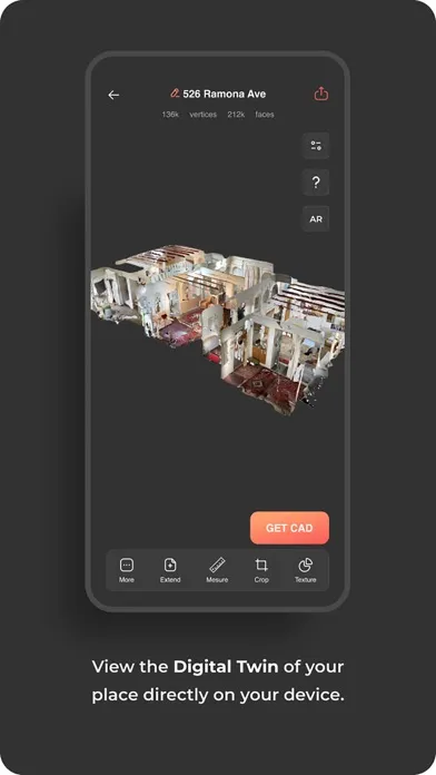 Capturas de tela do OpalAi - ScanTo3D & Floorplan