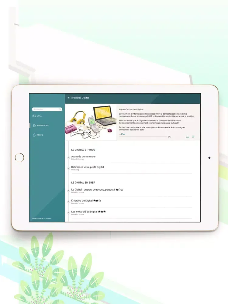 Digital Partenaire iPad  Screenshots