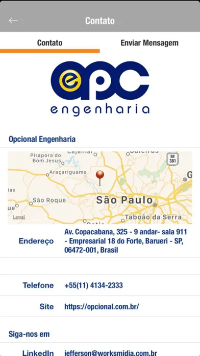 Opcional Engenharia Screenshots