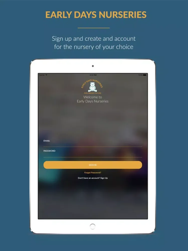 تصاویر Early Days Nurseries iPad 