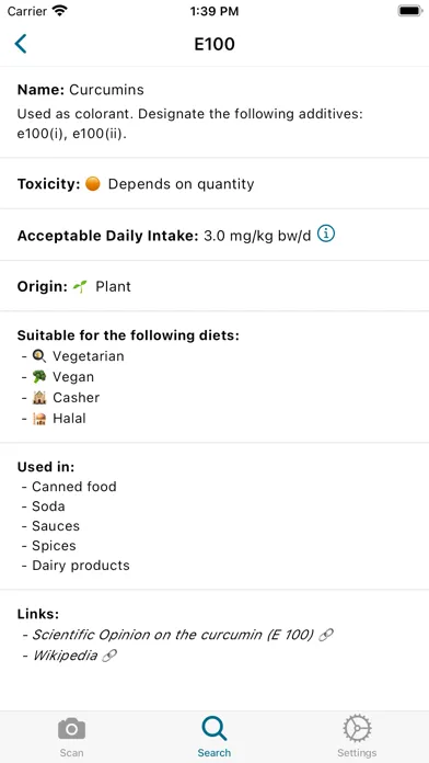 Screenshot di Open Additives