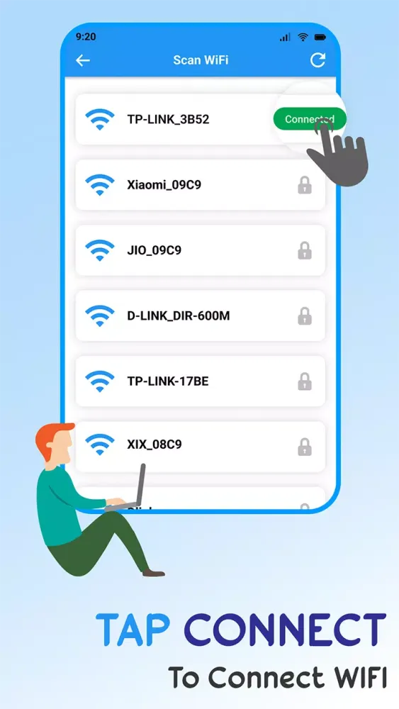 Open WiFi 스크린샷