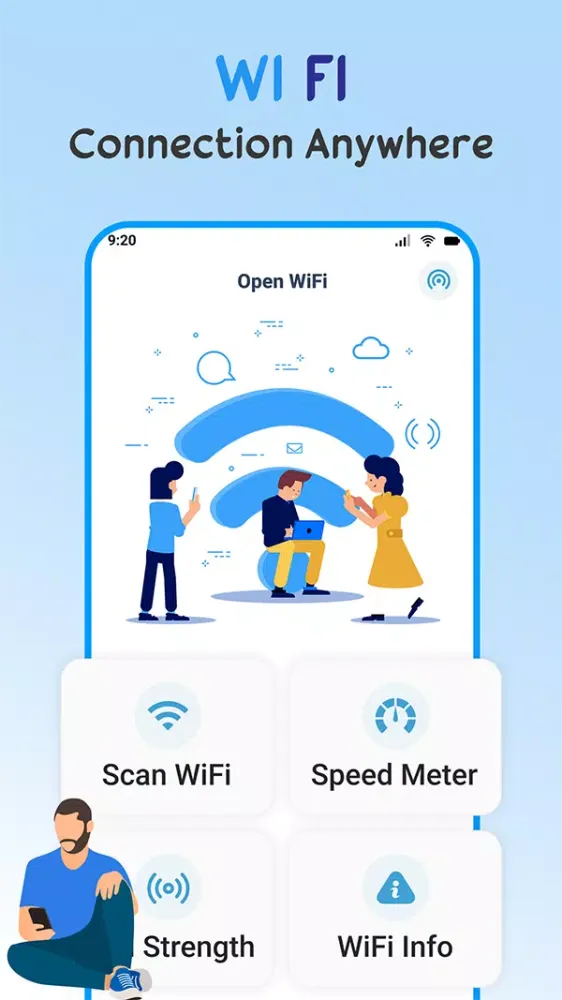 Open WiFi 스크린샷
