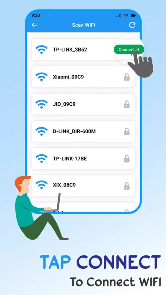 Open WiFi 스크린샷