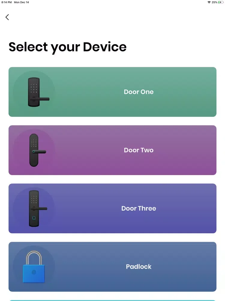 ภาพหน้าจอของ Open MyHome iPad 