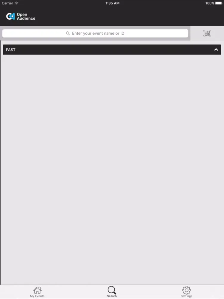 صور Open Audience EventApp iPad 