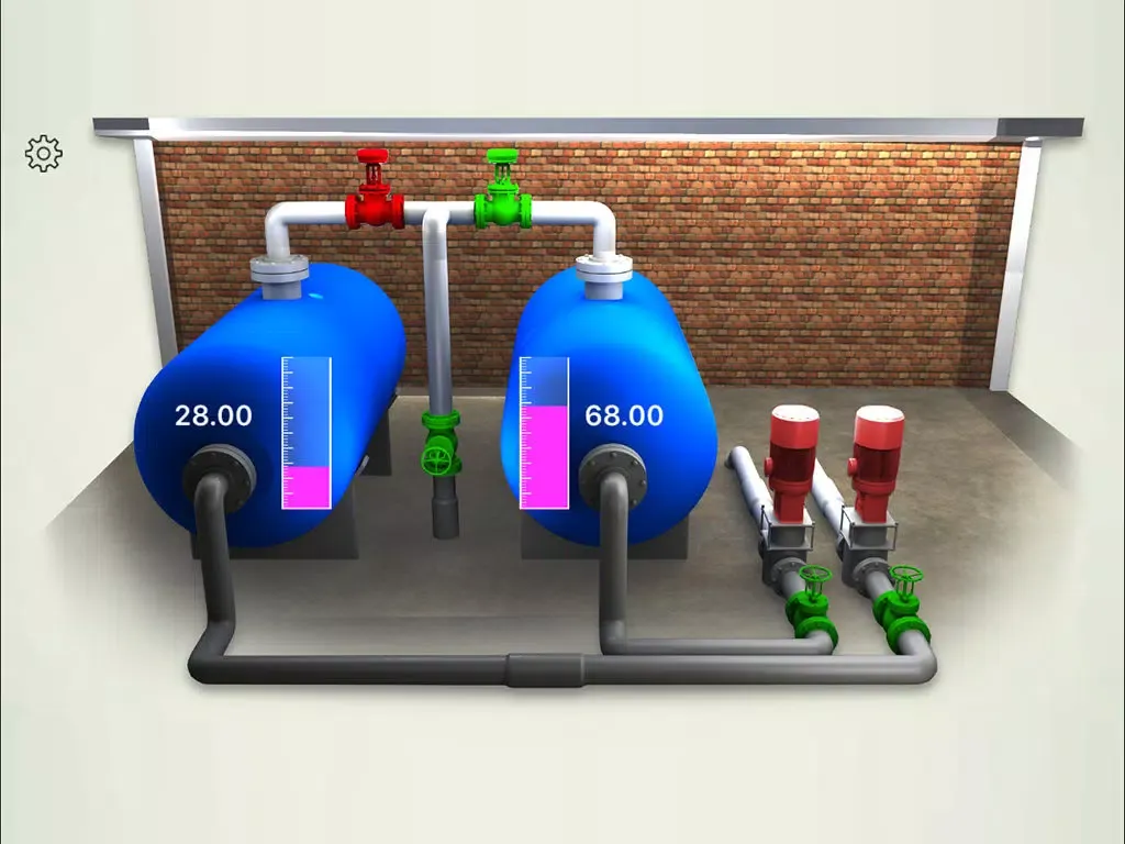 OAS Tanks HMI iPad 应用截图
