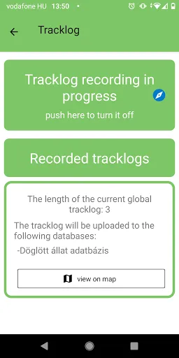 Capturas de tela do OpenBioMaps data forms