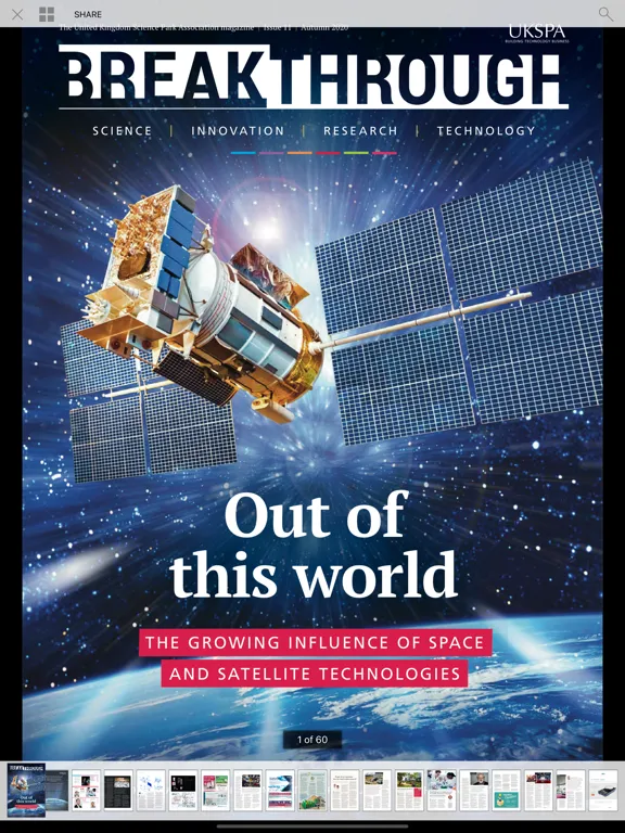 تصاویر UKSPA Breakthrough Magazine iPad 