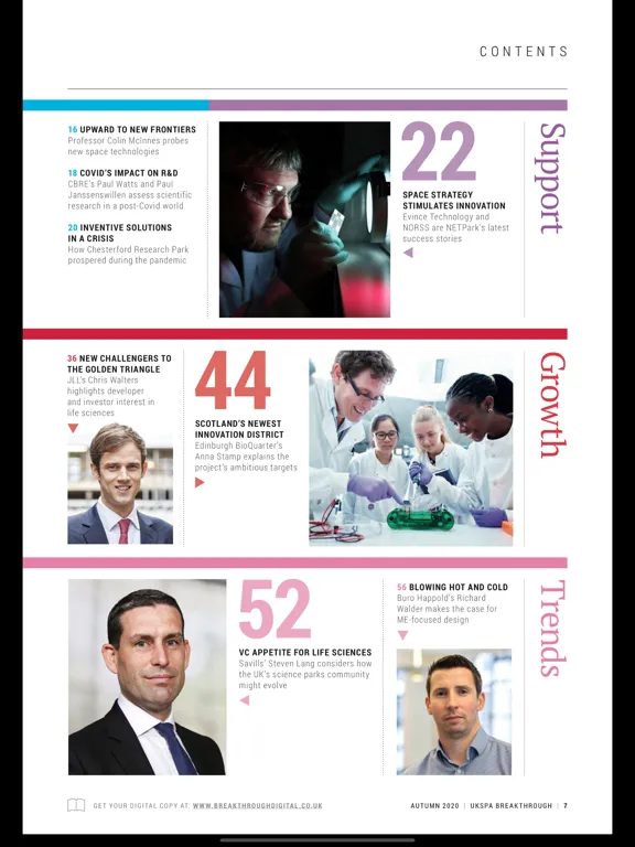 تصاویر UKSPA Breakthrough Magazine iPad 