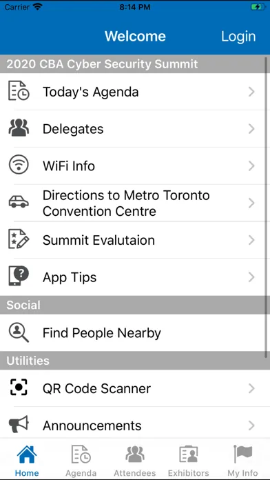 CBA Cyber Summit Screenshots
