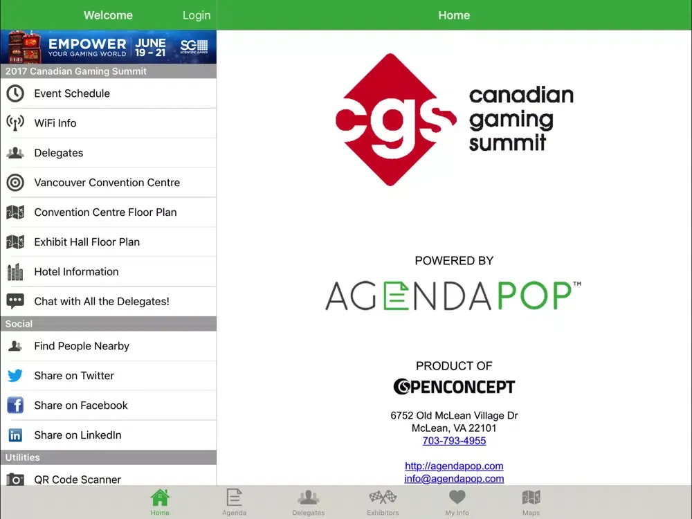 Скриншоты CG Summit iPad 