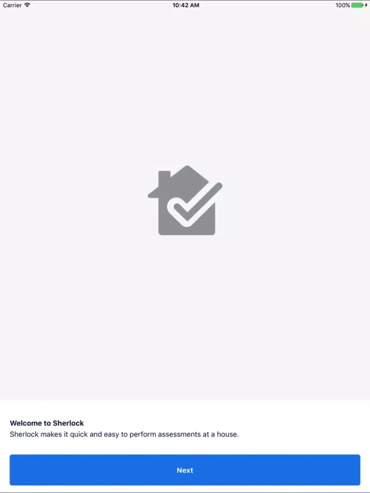Tangkapan layar Sherlock Homes iPad 