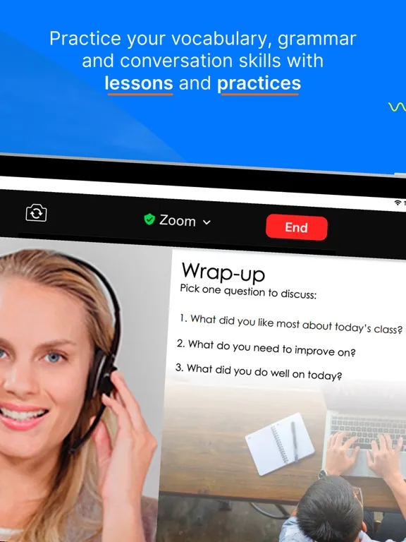 Capturas de tela do Open English: Learn English iPad 