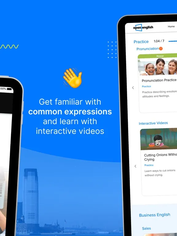 Capturas de tela do Open English: Learn English iPad 