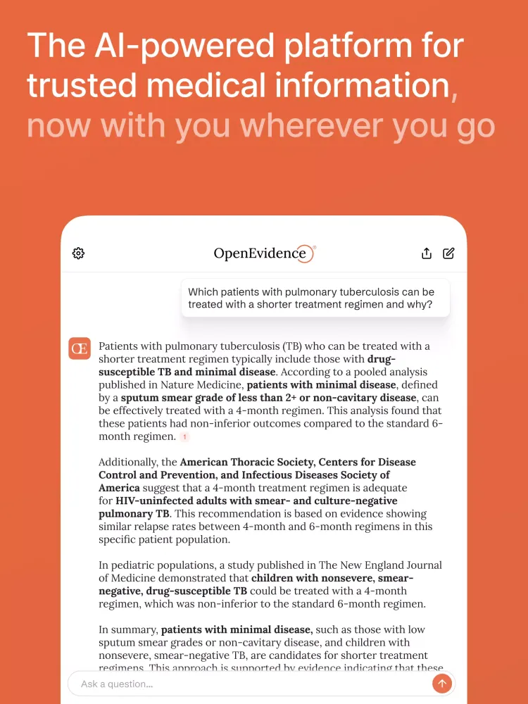 OpenEvidence Screenshots