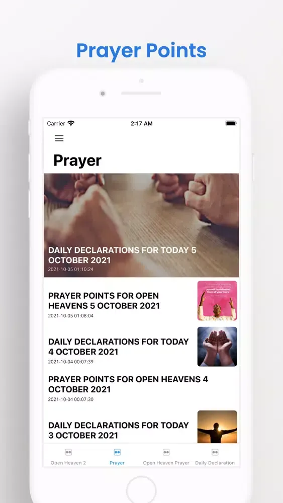 Captures d'écran de Open heaven devotional plus