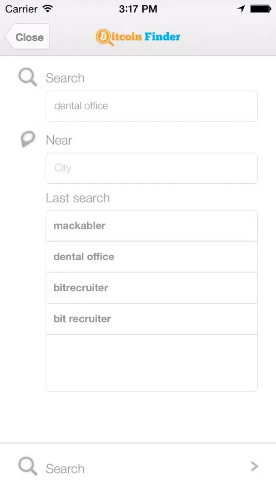 Bitcoin Finder Screenshots