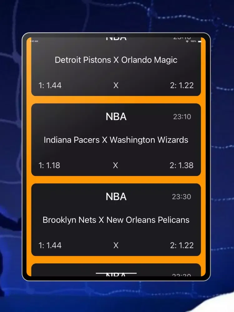 Sporting bets - bet helper iPad 应用截图