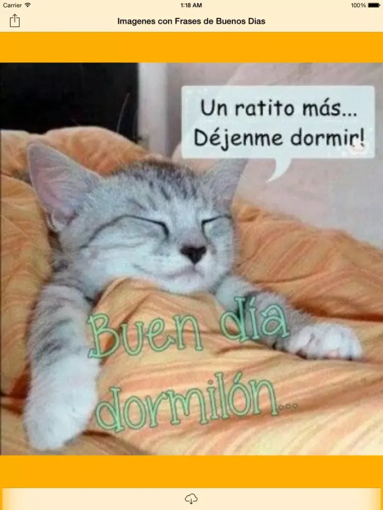 Capturas de tela do Imagenes con Frases de Buenos Dias iPad 