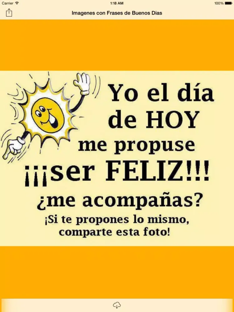 Capturas de tela do Imagenes con Frases de Buenos Dias iPad 