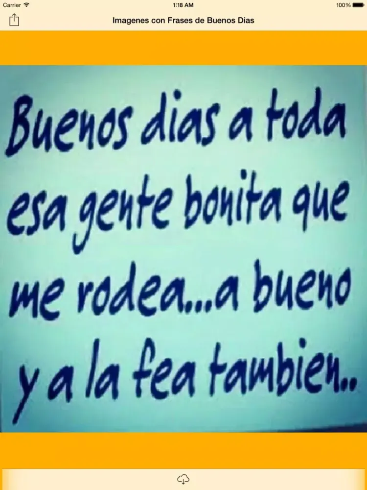 Capturas de tela do Imagenes con Frases de Buenos Dias iPad 