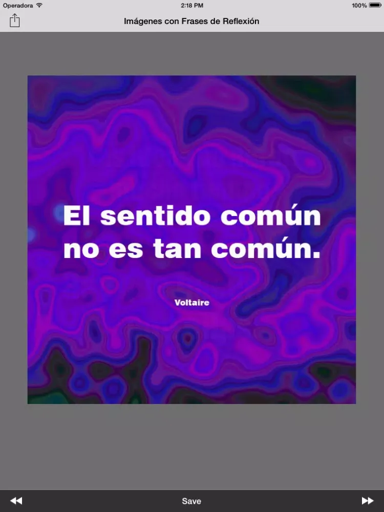 Imagenes con Frases de Reflexion iPad  Screenshots